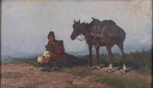 Adam Setkowicz (1879 Kraków - 1945 Kraków), Odpoczynek w czasie podróży