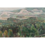 Wojciech Weiss (1875 Leorda, Rumänien - 1950 Krakau), Landschaft aus dem Vorgebirge, 1920er Jahre.
