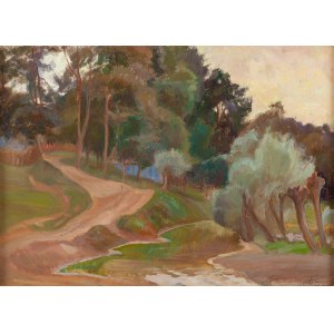 Stanisław Paciorek (1889 Ładycze in Wolhynien - 1952 Kraków), Landschaft aus Sułoszowa, 1939