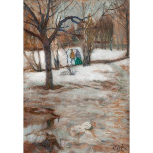 Ludwik Misky (1884 Nowy Sącz - 1938 Krakau), Winterlandschaft