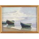 Otton Edward Borzemski (d. 1978, ), Fishing boats off the shore