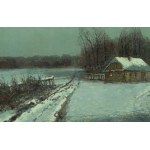 Wiktor Korecki (1890 Kamieniec Podolski - 1980 Milanówek near Warsaw), Winter Evening