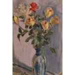 Benn Bencion Rabinowicz (1905 Bialystok - 1989 Paríž), Bouquet aux roses jaunes (Kytica mladých ruží).
