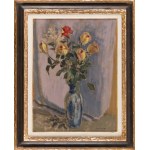 Benn Bencion Rabinowicz (1905 Bialystok - 1989 Paříž), Bouquet aux roses jaunes (Kytice růží).