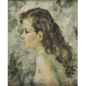 Igor Talwiński (1907 Warszawa - 1983 Paryż), Półakt młodej dziewczyny