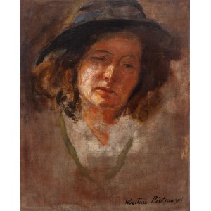 Wacław Piotrowski (1887 - 1967 ), Portret żony artysty, Lucyny Piotrowskiej, lata 30. XX w.