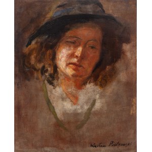 Waclaw Piotrowski (1887-1967 ), Portrét umělcovy manželky Lucyny Piotrowské, 30. léta 20. století.