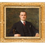 Kazimierz Teofil Pochwalski (1855 Kraków - 1940 Kraków), Portret Bolesława Kotkowskiego, 1927