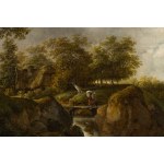 Johann Christian Klengel (1751 Kesselsdorf - 1824 Dresden), Landscape with a stream