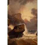 Autor neznámy (19. storočie), Ztroskotanie lode počas búrky