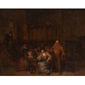 Jan Miense Molenaer (1610 - 1668), Scene in the Interior