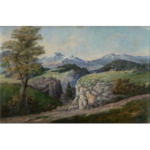 Otto Pippel (1878 Lodž - 1960 Mníchov), Alpská roklina, 1923