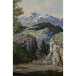 Otto Pippel (1878 Lodz - 1960 Munich), Alpine Gorge, 1923