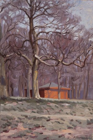 Bazyli Poustochkine (1893 Moskwa - 1973 Neuilly sur Seine), Altana w parku