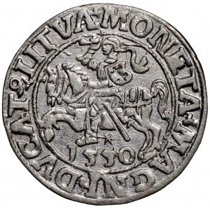 Zygmunt II August, Półgrosz 1550 Wilno - LI/LITVA