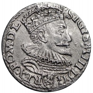 Zygmunt III Waza, Trojak 1594 Malbork - otwarty pierścień