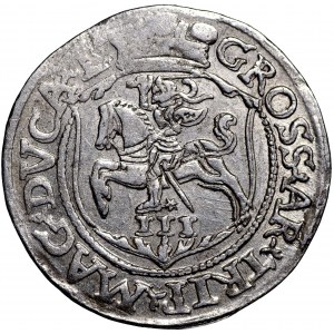 Zygmunt II August, Trojak 1564 Wilno - L/L