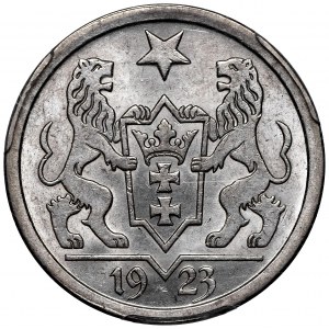 Wolne Miasto Gdańsk, 2 guldeny 1923 Koga - PCGS MS62