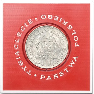 PRL, 100 złotych 1966 Mieszko i Dąbrówka - luksusowa wersja PEWEX