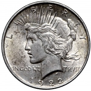 USA, Peace dollar 1922