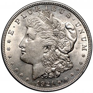 USA, Dolar 1921 Morgan dollar - piękny