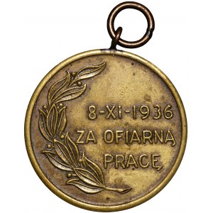 II RP, Medal za ofiarną pracę 8.XI.1936 PCK Łódź