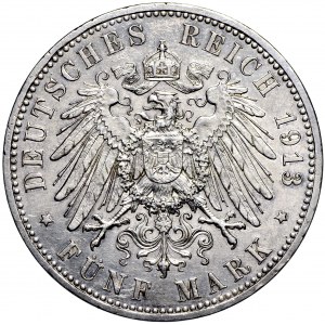 Germany, Prussia, 5 mark 1913 A