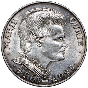Francja, 100 franków 1984 Curie-Skłodowska