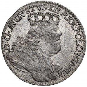 August III Sas, Trojak 1754 Lipsk