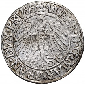 Prusy Książęce, Albrecht Hohenzollern, Grosz 1542 Królewiec