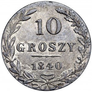 Królestwo Polskie, 10 groszy 1840