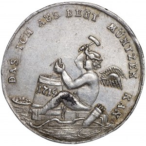 Polska/Saksonia, Medal zaślubinowy Augusta III Sasa i Marii Józefy