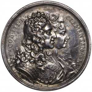 Anglia, Jakub III i Klementyna, Medal na urodziny księcia Karola 1720