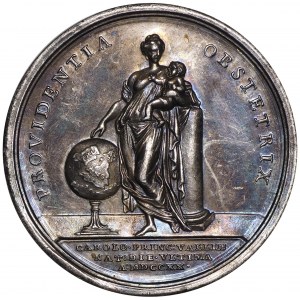 Anglie, Jakub III. a Klementina, medaile k narozeninám prince Karla 1720