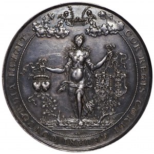 Jan II Kazimierz, Medal przybycie króla do Gdańska 1653 r. Höhn
