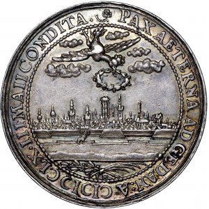 Jan II Kazimierz, Medal pokój wieczysty Gdańsk 1660 Höhn