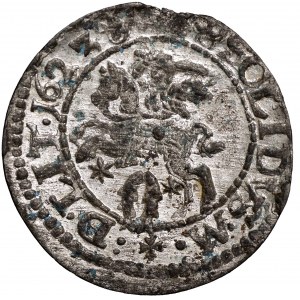 Zygmunt III Waza, Szeląg 1623 Wilno - nieopisany M•+:D