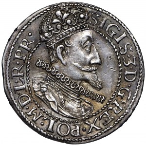 Zygmunt III Waza, Ort 1614 Gdańsk - małe cyfry daty