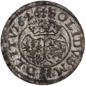 Zygmunt III Waza, Szeląg 1626 Wilno - awers bez interpunkcji/D•LITV