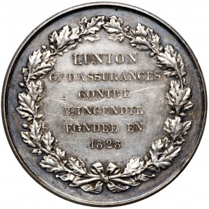 Francja, Medal Związek Towarzystw Ubezpieczeniowych założony w 1828 roku