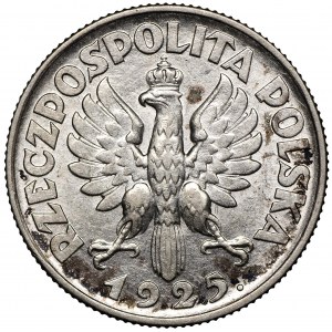 II RP, 1 złoty 1925 Londyn Kobieta i kłosy