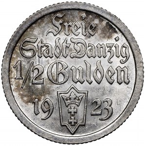 Wolne Miasto Gdańsk, 1/2 guldena 1923 