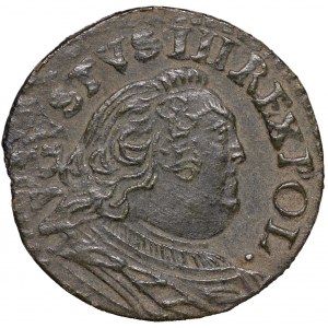 August III Sas, Szeląg 1755 Gubin - litera H