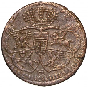 August III Sas, Grosz 1755 Gubin - litera H