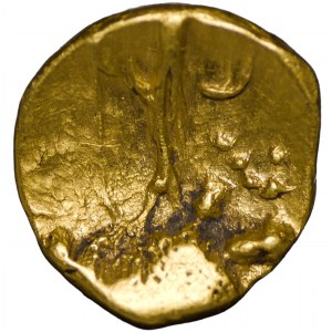 Celtic, Boii, 1/24 stater gold - Athena-Alkis