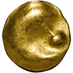 Celtic, Boii, 1/24 stater gold - Athena-Alkis