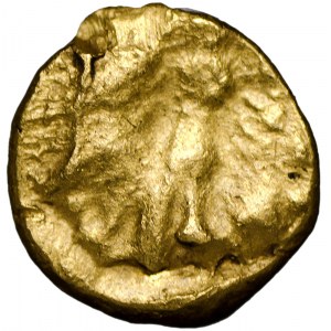 Celtic, Boii, 1/24 stater gold - Athena-Alkis