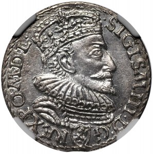 Zygmunt III Waza, Trojak 1593 Malbork