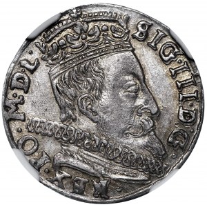 Zygmunt III Waza, Trojak 1597 Wilno - piękny