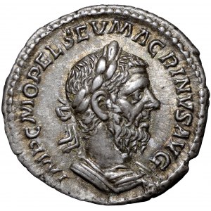 Roman Empire, Macrinus, Denarius